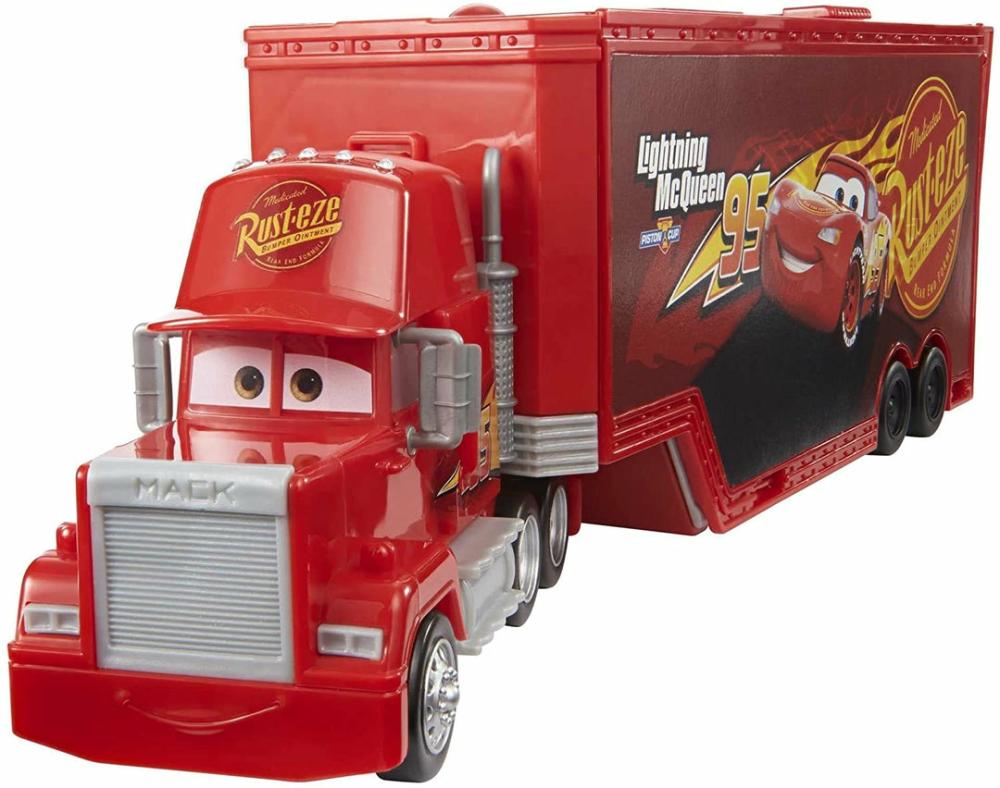 Pixar Cars Transforming Mack – Transporter Truck Folds Out Into Tune-Up S  |  Play Figures & Vehicles Play Figures & Vehicles Play Figures & Vehicles