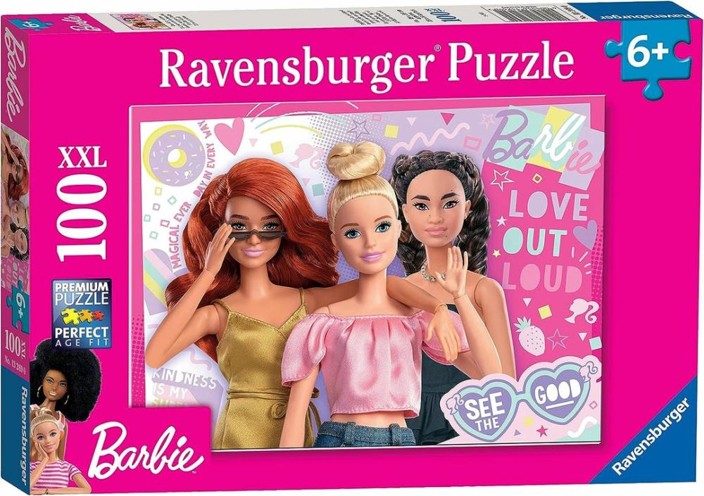 Ravensburger Barbie 100 Piece Jigsaw Puzzles For Kids Age 6 Years Up – Extra Large Pieces  |  Puzzles Puzzles Puzzles