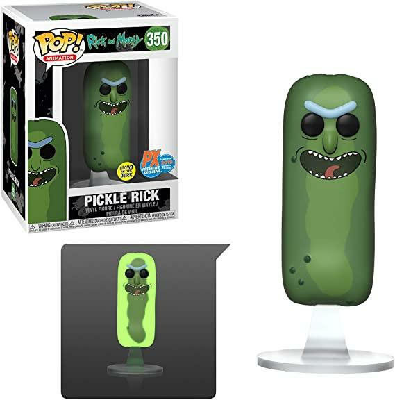 Rick And Morty Pickle Rick (No Limbs) Gitd Exclusive  40861 Vinyl #350  |  Play Figures & Vehicles Play Figures & Vehicles Play Figures & Vehicles