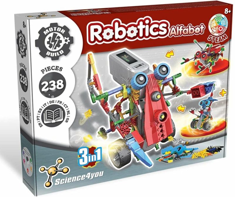 Robotics Alfabot 605176 From Science4You 238 Pieces  |  Playsets & Building Playsets & Building Playsets & Building