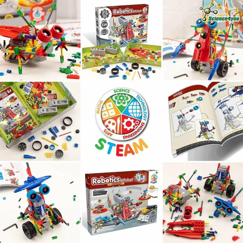 Robotics Alfabot 605176 From Science4You 238 Pieces  |  Playsets & Building Playsets & Building Playsets & Building