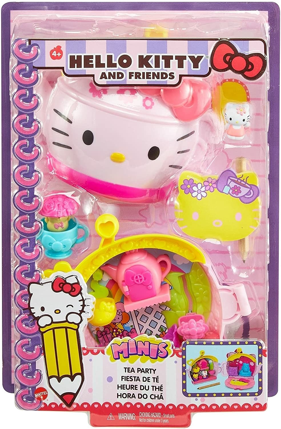 Sanrio Gvb31  And Friends Minis Tea Party Playset  |  Playsets & Building Playsets & Building Playsets & Building