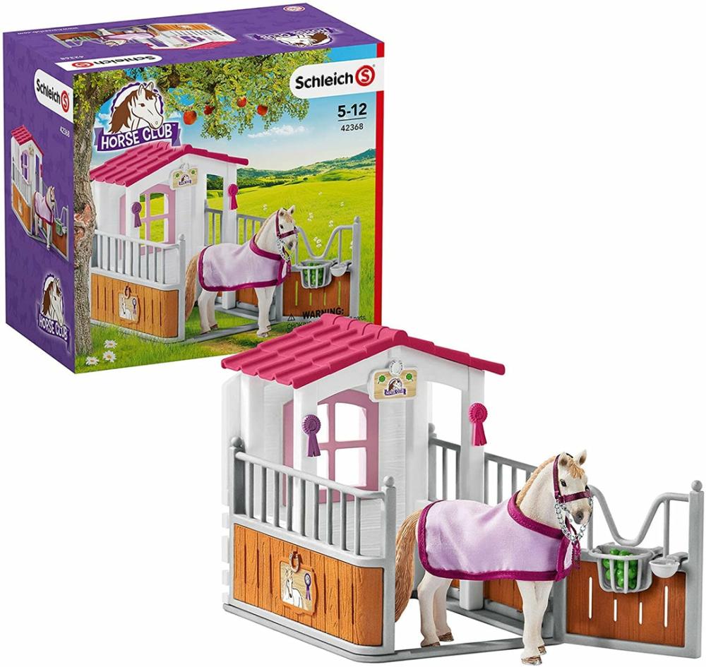 Schleich 42368 Horse Stall With Lusitano Mare Figure Set  |  Play Figures & Vehicles Play Figures & Vehicles Play Figures & Vehicles