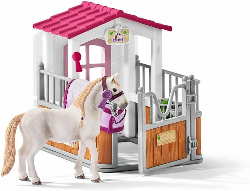 Schleich 42368 Horse Stall With Lusitano Mare Figure Set  |  Play Figures & Vehicles Play Figures & Vehicles Play Figures & Vehicles