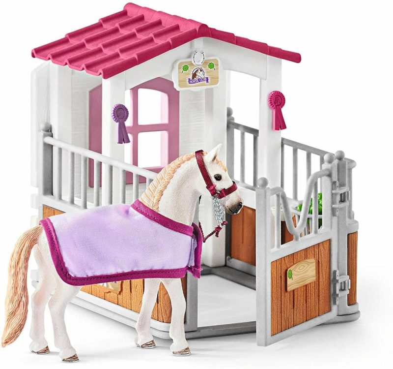 Schleich 42368 Horse Stall With Lusitano Mare Figure Set  |  Play Figures & Vehicles Play Figures & Vehicles Play Figures & Vehicles