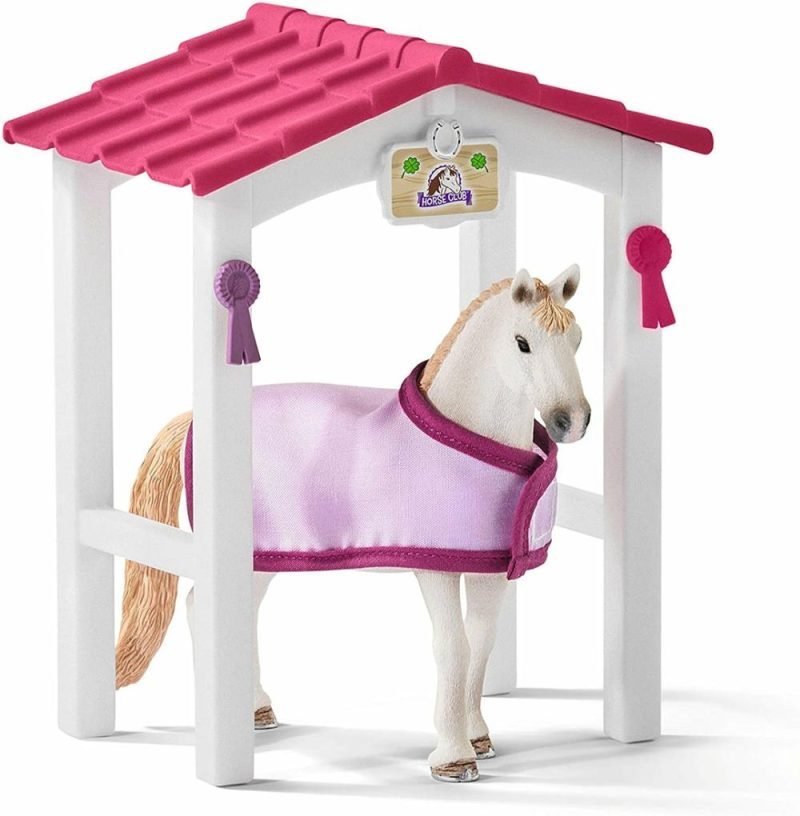 Schleich 42368 Horse Stall With Lusitano Mare Figure Set  |  Play Figures & Vehicles Play Figures & Vehicles Play Figures & Vehicles