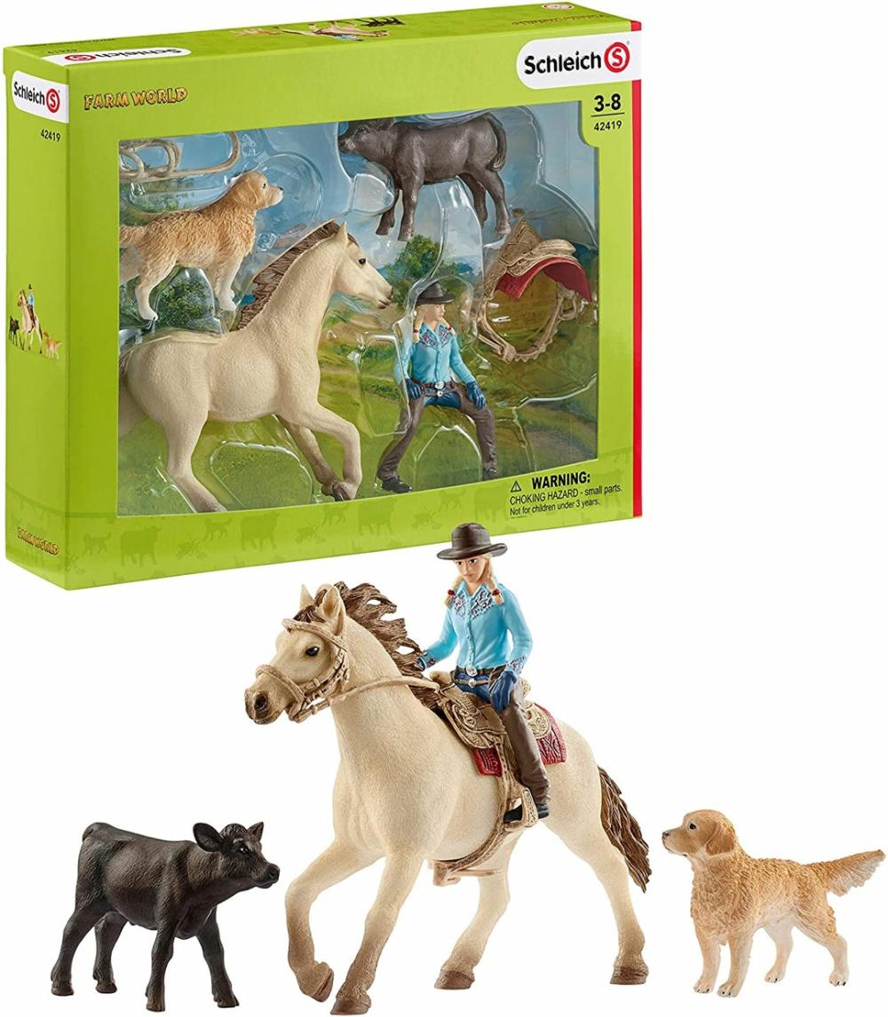 Schleich 42419 Western Riding  |  Play Figures & Vehicles Play Figures & Vehicles Play Figures & Vehicles