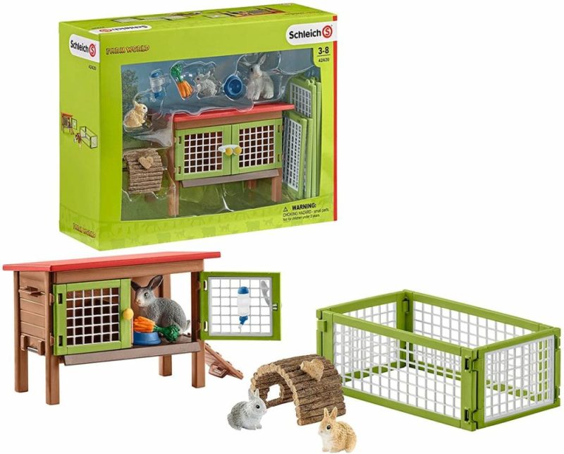 Schleich 42420 Rabbit Hutch  |  Play Figures & Vehicles Play Figures & Vehicles Play Figures & Vehicles