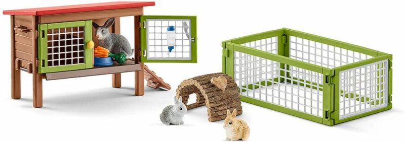 Schleich 42420 Rabbit Hutch  |  Play Figures & Vehicles Play Figures & Vehicles Play Figures & Vehicles