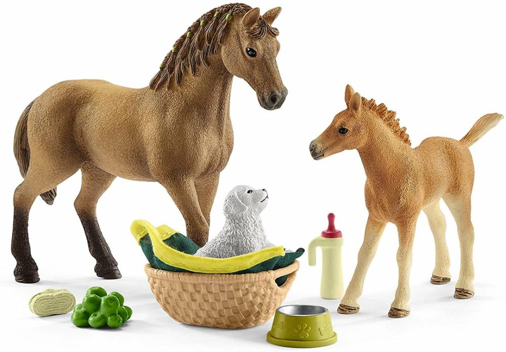 Schleich 42432 Horse Club Sarah’s Baby Animal Care  |  Play Figures & Vehicles Play Figures & Vehicles Play Figures & Vehicles