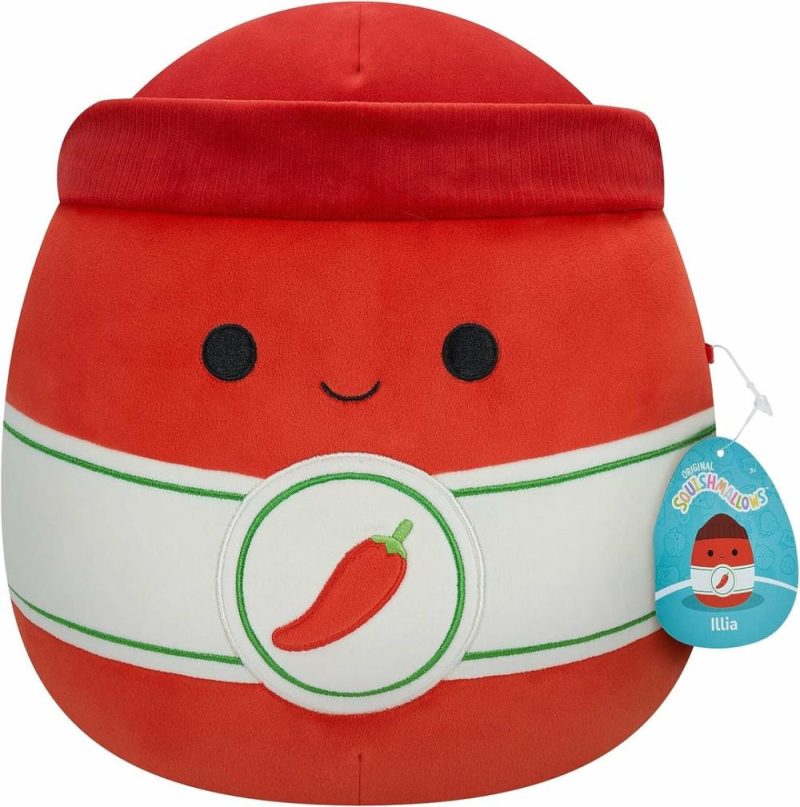 Sqcr04132 12" Illia-Sriracha  |  Plushes And Soft Toys Plushes And Soft Toys Plushes And Soft Toys