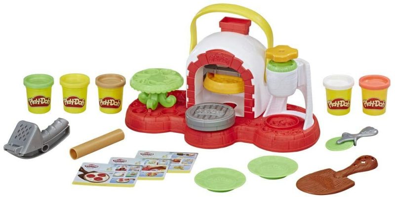 Stamp ‘N Top Pizza Oven Toy With 5 Non-Toxic  Multi Colours  |  Pretend Play Pretend Play Pretend Play