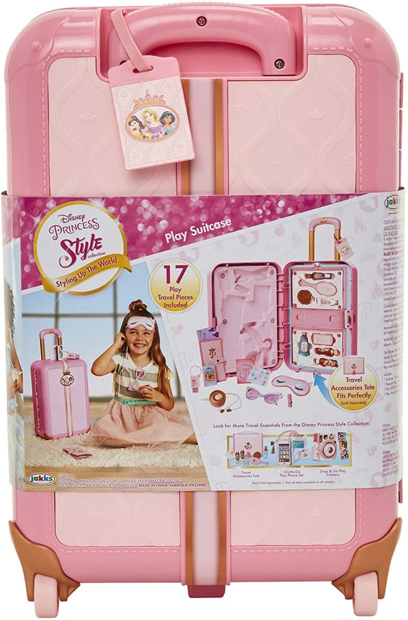 Travel Suitcase Play Set For Girls With Luggage Tag By Style Col  |  Playsets & Building Playsets & Building Playsets & Building