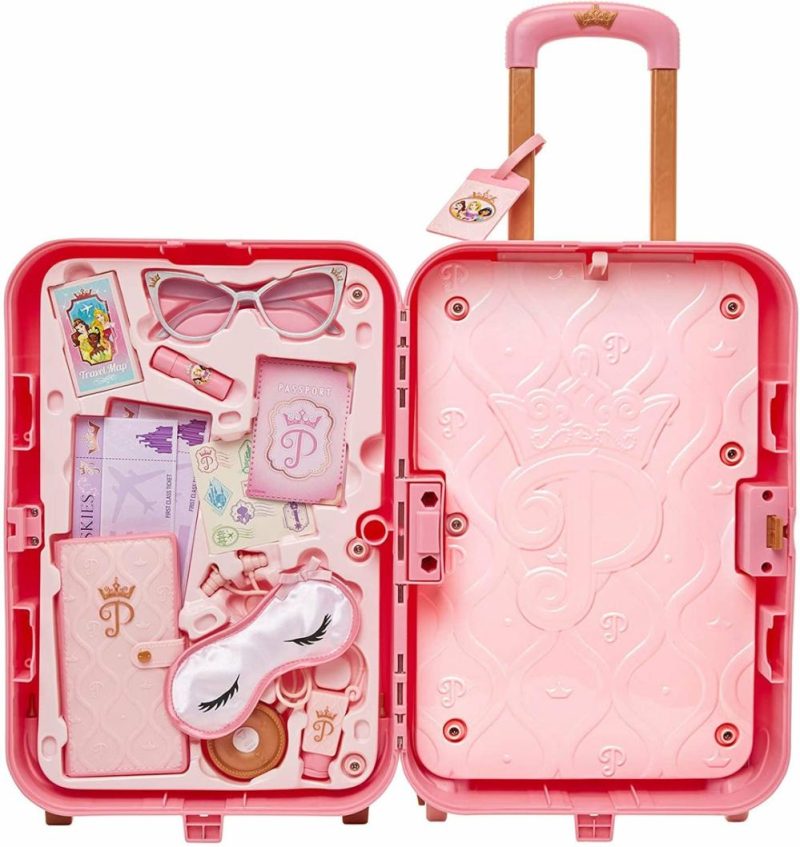 Travel Suitcase Play Set For Girls With Luggage Tag By Style Col  |  Playsets & Building Playsets & Building Playsets & Building