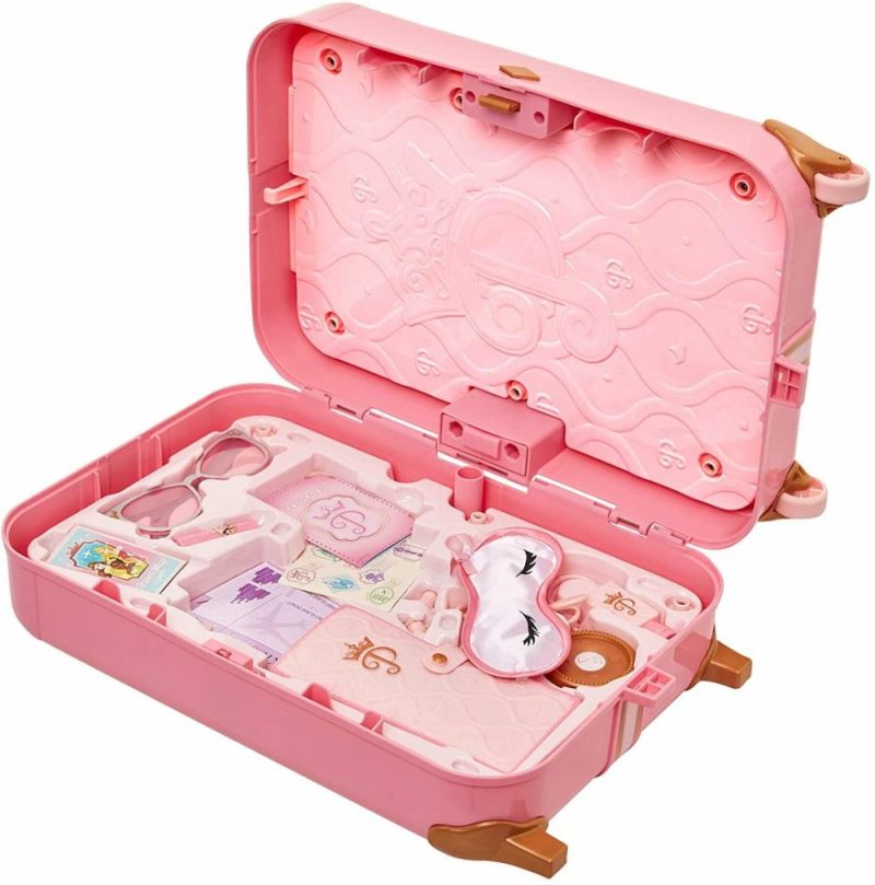 Travel Suitcase Play Set For Girls With Luggage Tag By Style Col  |  Playsets & Building Playsets & Building Playsets & Building