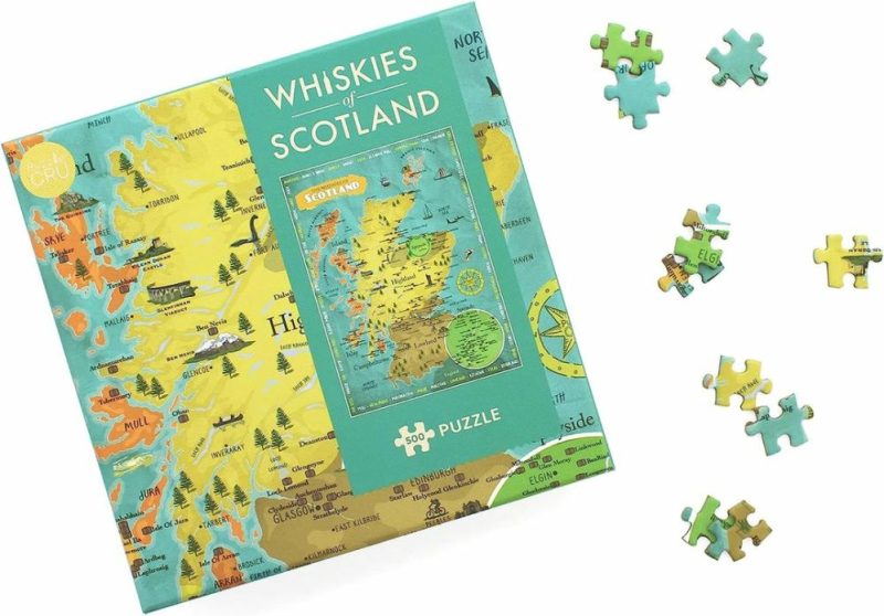 Whiskies Of Scotland 500 Piecejigsaw Puzzle  |  Puzzles Puzzles Puzzles