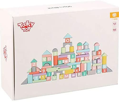 Wooden Building Block Set 90 Pieces  |  Playsets & Building Playsets & Building Playsets & Building