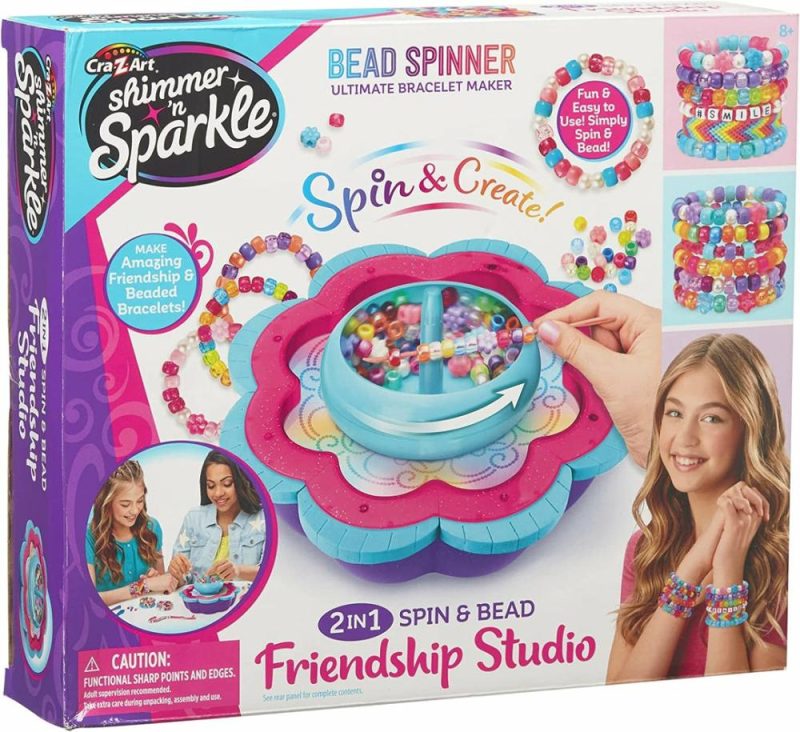 Shimmer And Sparkle 17339 Shimmer N Sparkle 2 In 1 Spin Make Your Own Beaded And  |  Arts & Crafts Arts & Crafts Arts & Crafts