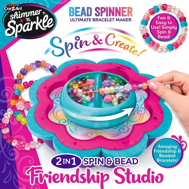 Shimmer And Sparkle 17339 Shimmer N Sparkle 2 In 1 Spin Make Your Own Beaded And  |  Arts & Crafts Arts & Crafts Arts & Crafts