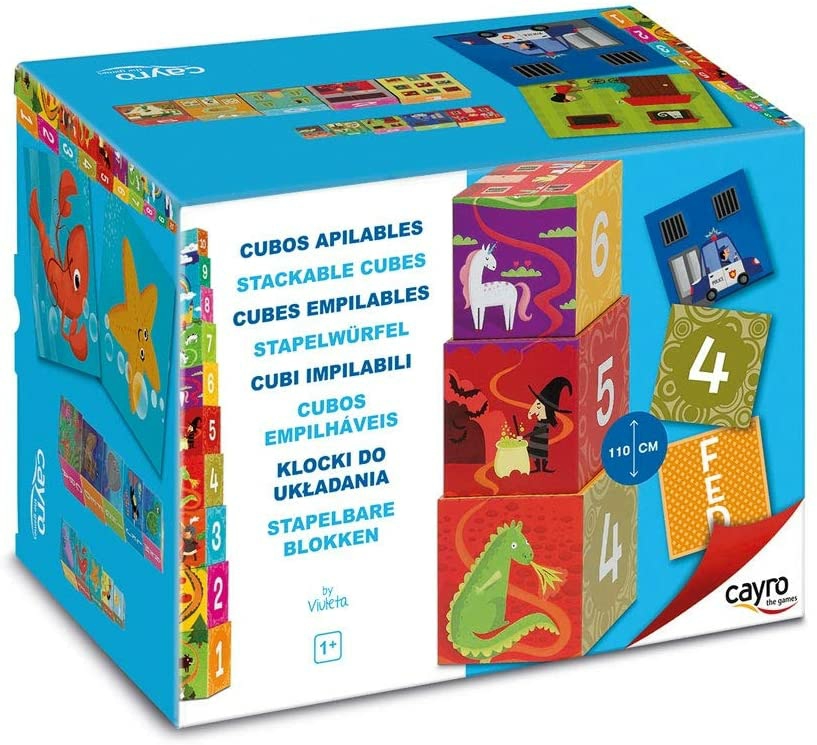 – Stackable Cubes – Traditional Game – Development Of Cognitive Skills – Board Game (873)  |  Playsets & Building Playsets & Building Playsets & Building