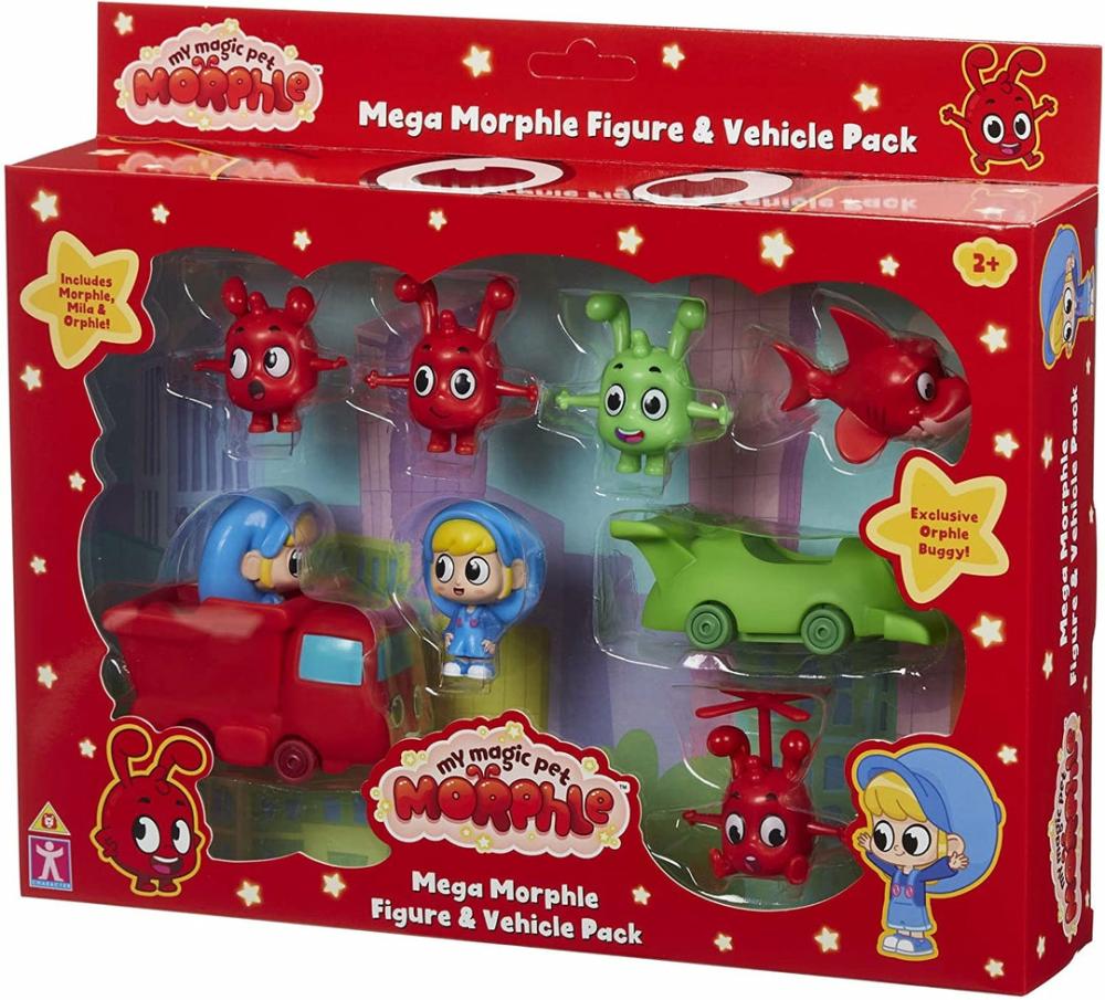 07542 Mega Morphle Figure And Vehicle Pack, Red  |  Playsets & Building Playsets & Building Playsets & Building