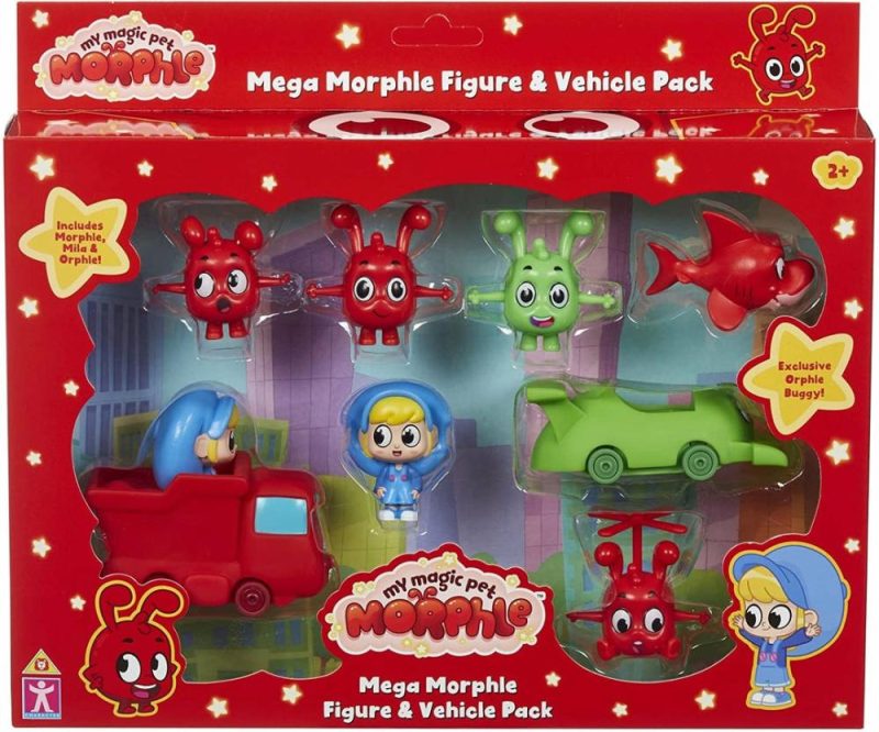 07542 Mega Morphle Figure And Vehicle Pack, Red  |  Playsets & Building Playsets & Building Playsets & Building