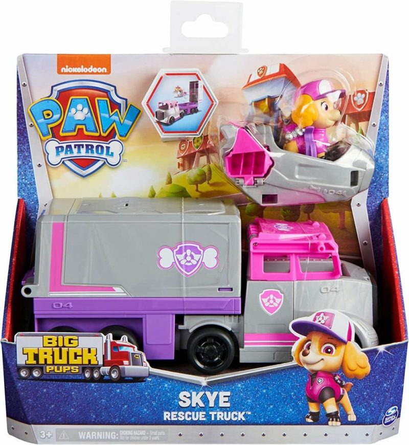 Big Truck Pups Skye Transforming Toy Truck With Collectible Action Figure  |  Playsets & Building Playsets & Building Playsets & Building