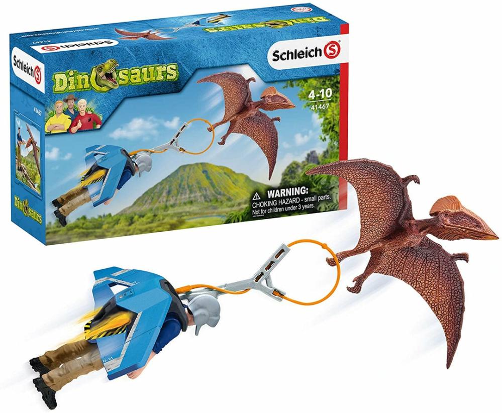 Schleich 41467 Dinosaurs Jetpack Chase  |  Play Figures & Vehicles Play Figures & Vehicles Play Figures & Vehicles