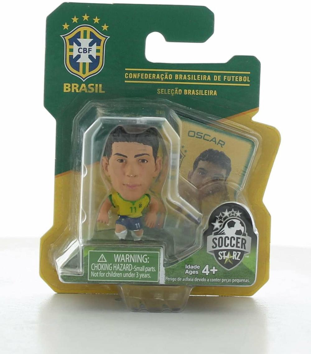 Soccerstarz Brazil International Figure Blister Pack Featuring Oscar In Home Kit  |  Play Figures & Vehicles Play Figures & Vehicles Play Figures & Vehicles